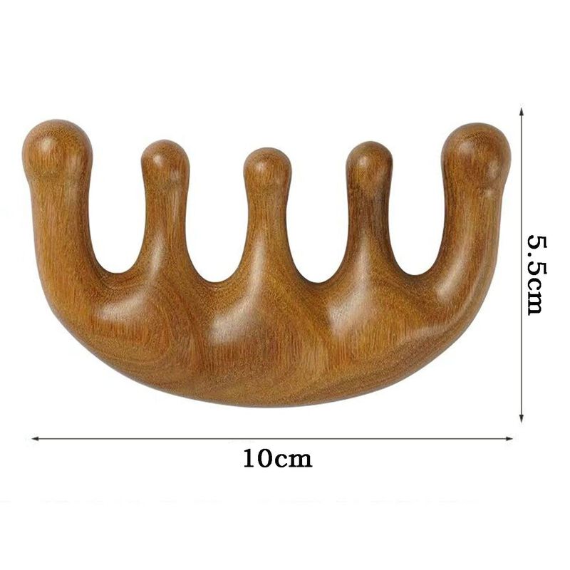 Peine De Masaje Ouyfbo De Madera Artesanal De 5... image number null