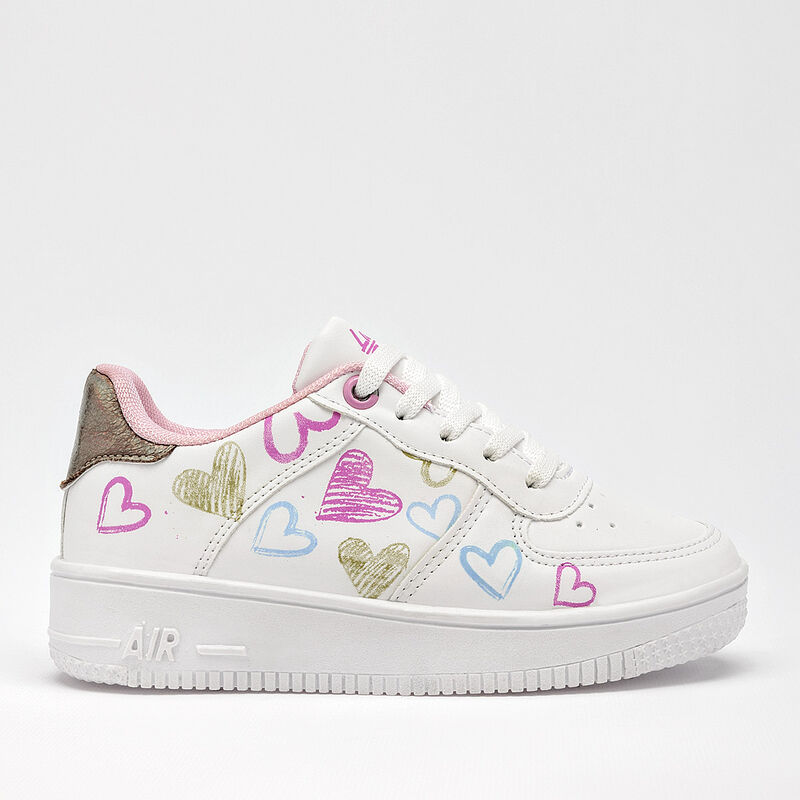 Lady One tenis para ni&ntilde;a blanco multicolor cod ... image number null