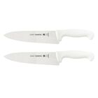 JUEGO 2 CUCHILLOS PROFESIONALES TRAMONTINA 8 Y 10 PUL