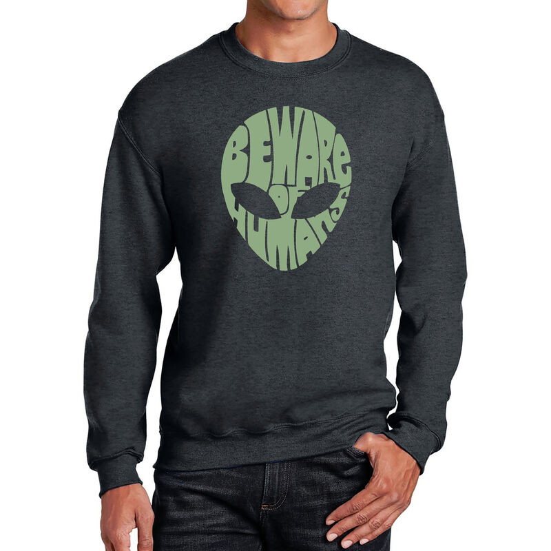 Sudadera De Cuello Redondo Word Art Para Hombre... image number null