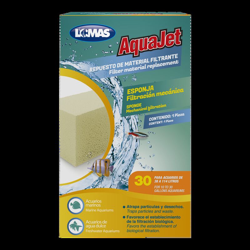 Lomas Repuesto&nbsp;de Esponja&nbsp;aquajet 30 Para Pecer... image number null