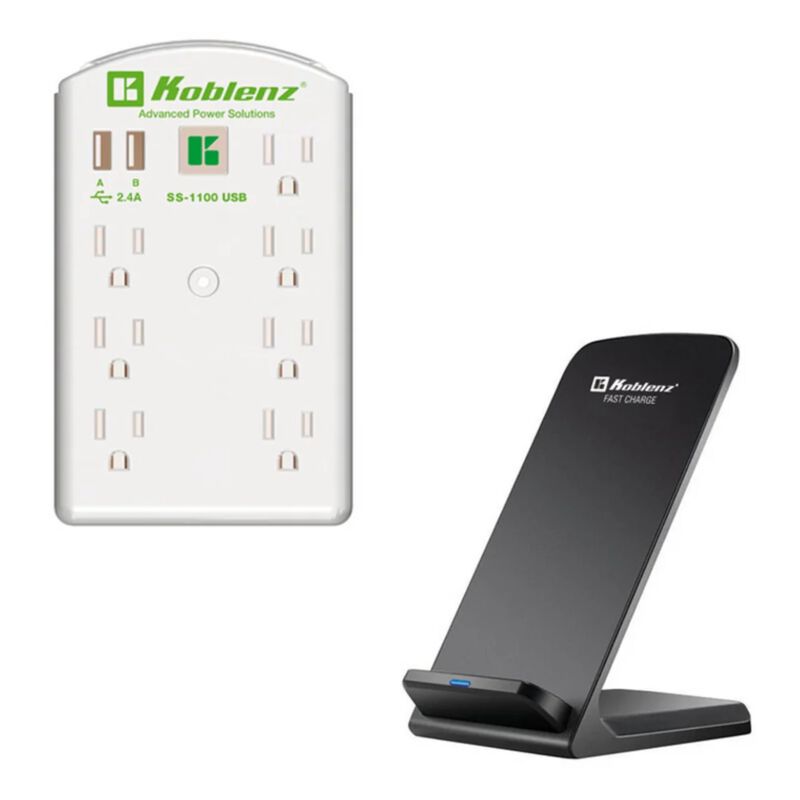 Supresor Ss-1100 Usb + Cargador Inalambrico Ci-... image number null
