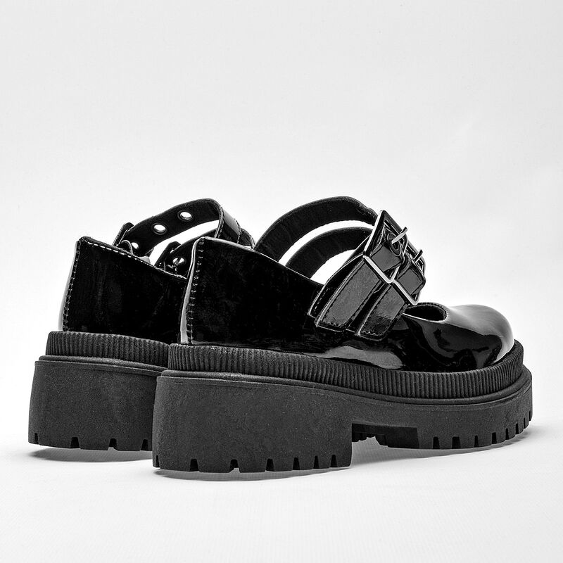 Ni&ntilde;as Fashion Zapato para ni&ntilde;a negro charol image number null