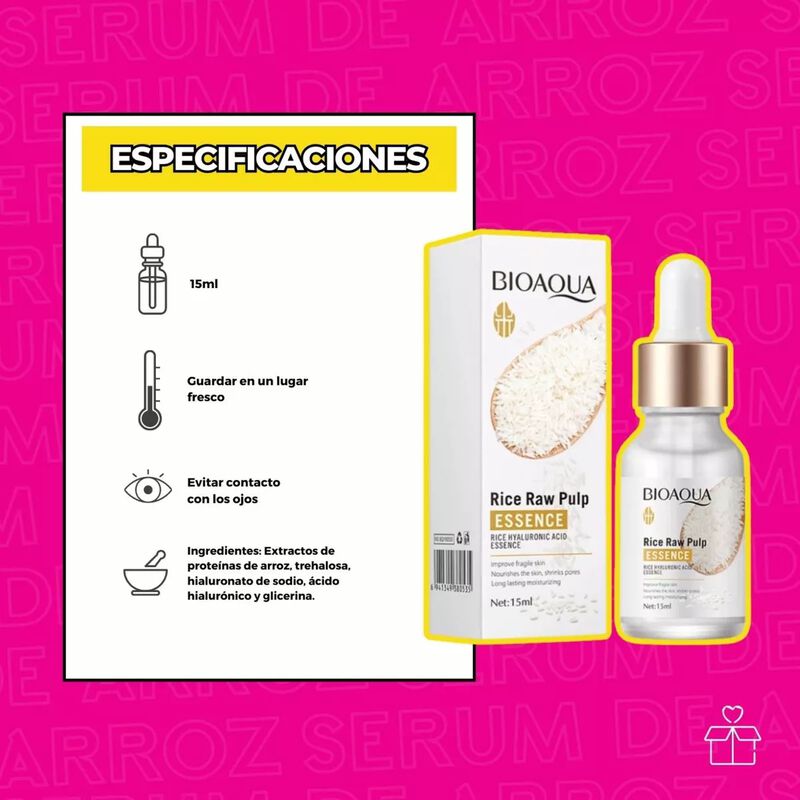 Sérum Arroz Ácido Hialurónico Reduce Poros Acla... image number null