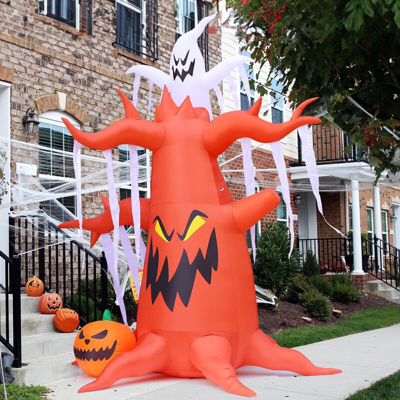 Inflable Goosh &Aacute;rbol De Halloween Led 3 m Para ... image number null