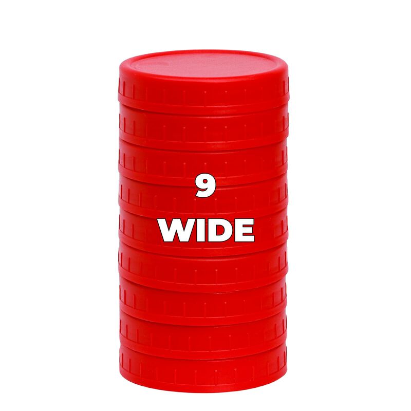 Tapa Roja Para Tarro Jumterlee - Pack de 9 image number null
