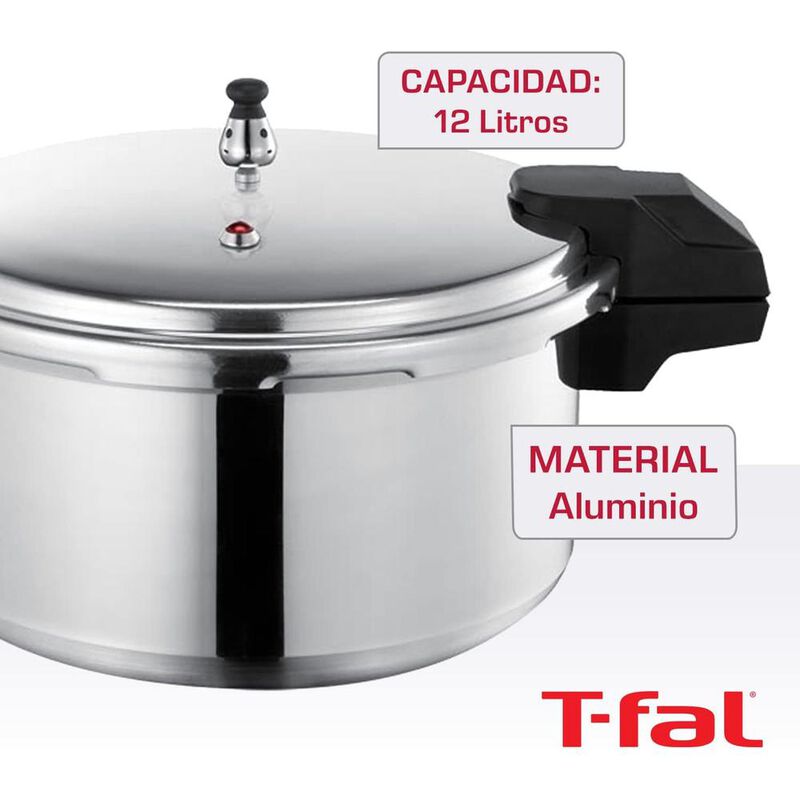 Olla De Presion T-fal Yl307la7 Aluminio 12 Litr... image number null
