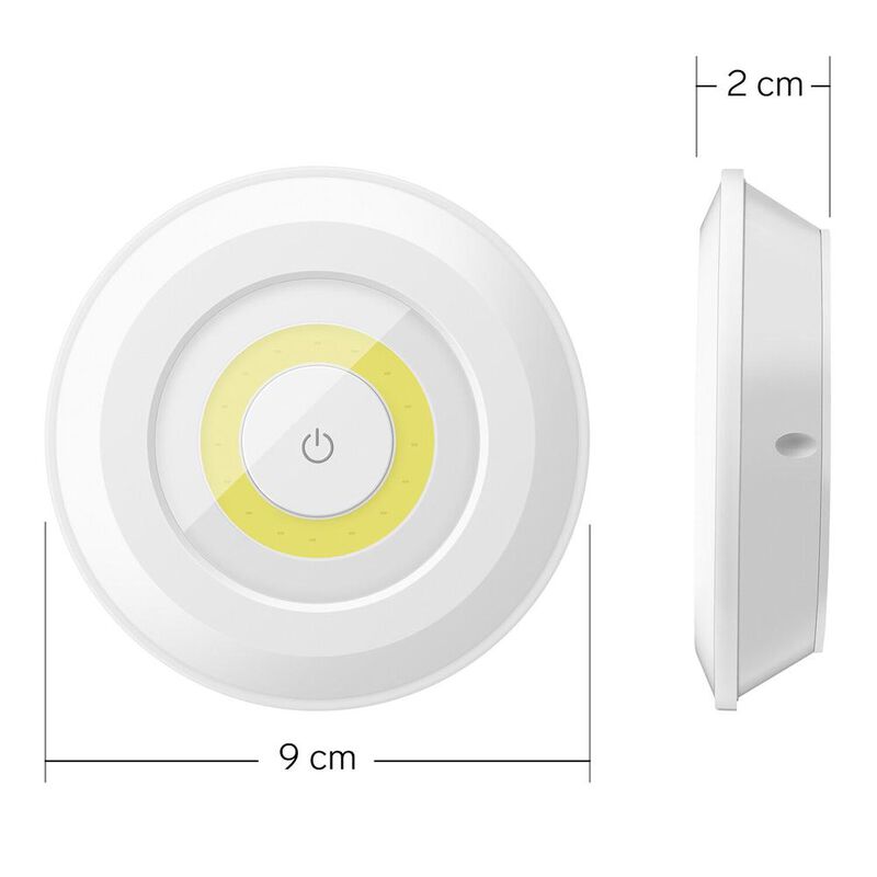 Juego de 3 mini lámparas LED con control remoto... image number null