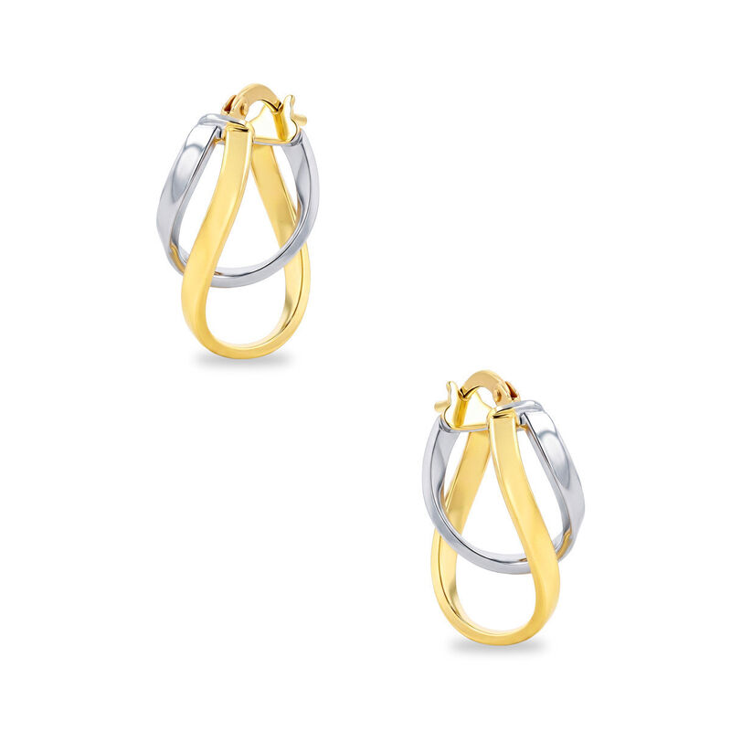 Arracadas 2begold Amarillo Con Blanco (925+1/10... image number null