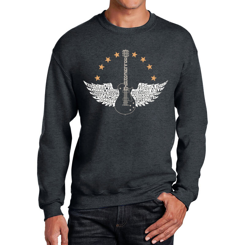 Sudadera De Cuello Redondo Word Art Para Hombre... image number null