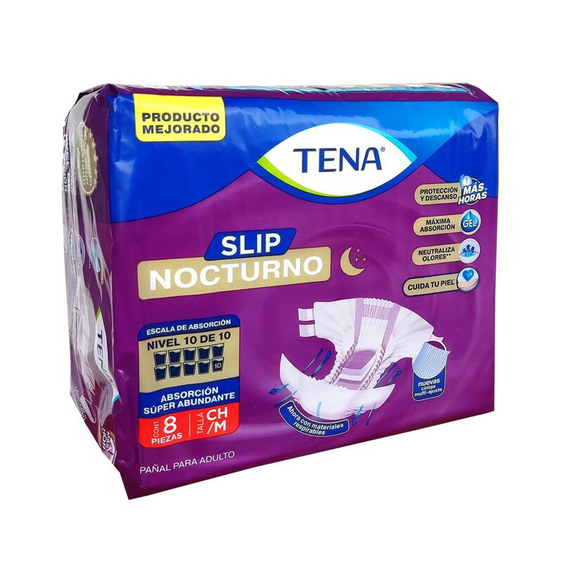 Tena Slip Nocturno Ch / M 8 Pa&ntilde;ales image number null