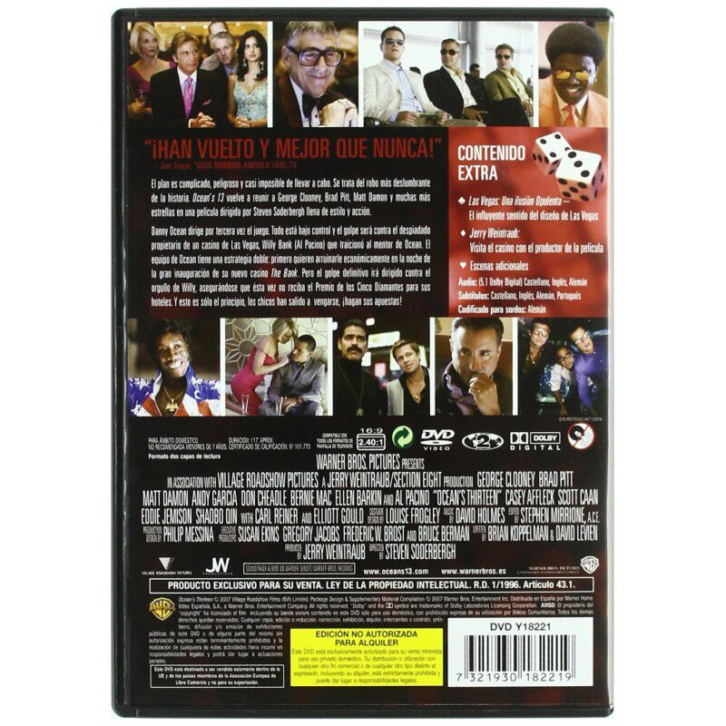 Ocean's Trece [DVD] (2007) image number null