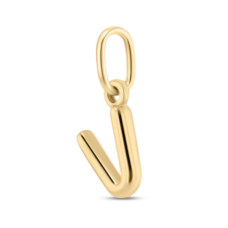 Dije De Oro Amarillo De 10K (Letra V) Sin Caden... image number null
