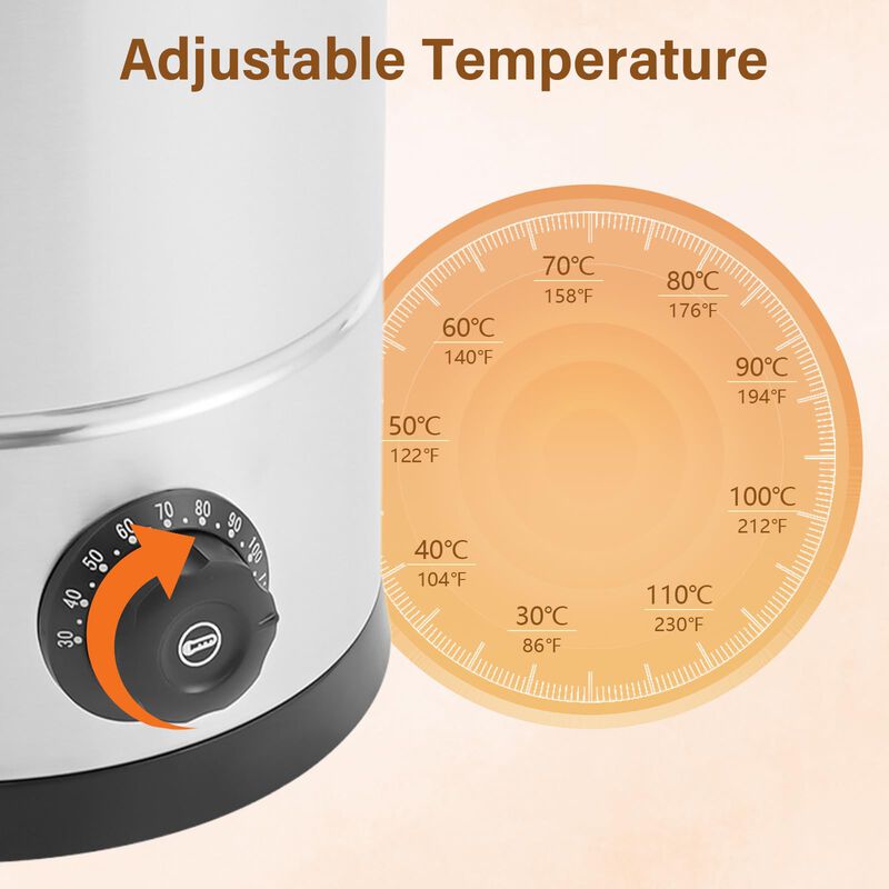 Derretidor De Cera Fturepac 10 l Acero Inoxidab... image number null