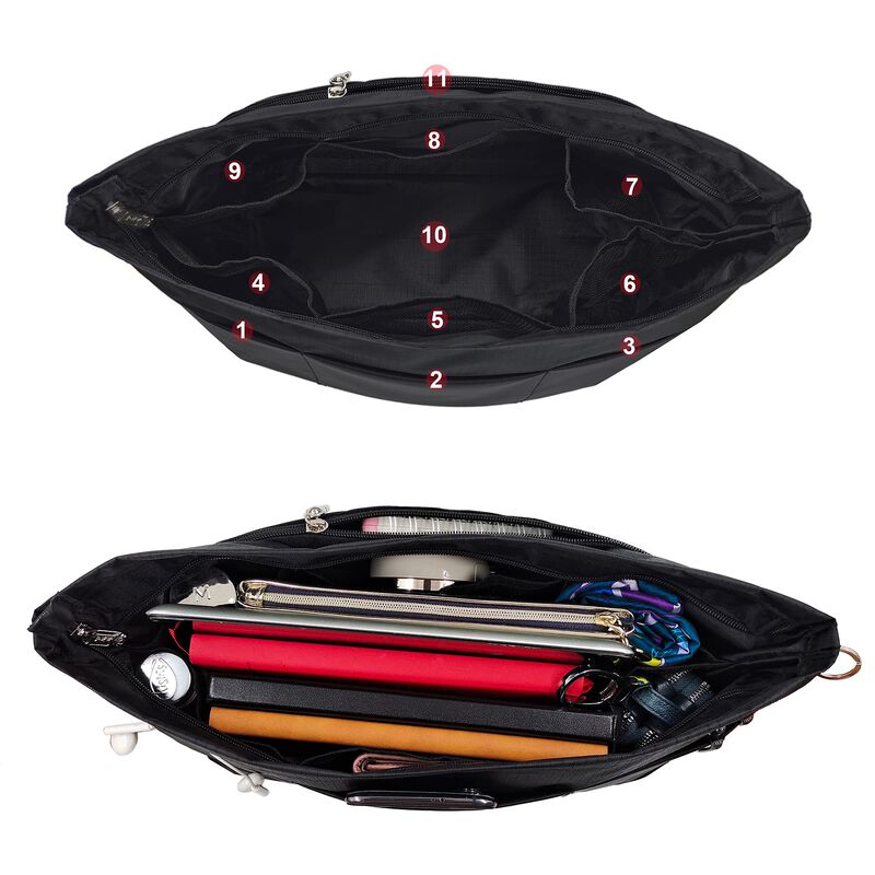 Organizador De Bolso Time Wing Xl Negro image number null