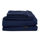 Juego de S&aacute;banas Queen Size Softy Azul Marino