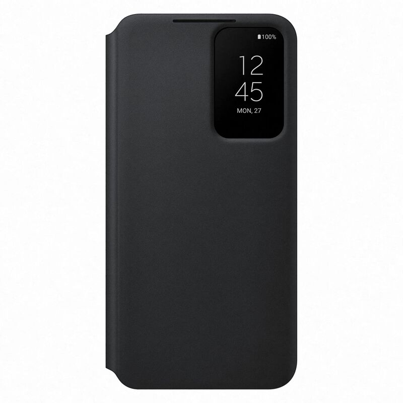 Funda Smart Clear View Para Samsung S22, Negra image number null