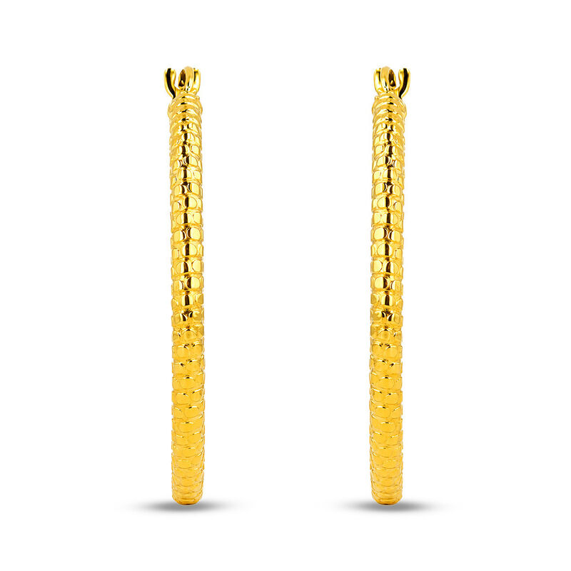 Arracadas Oro Amarillo 10k 25mm | Aura Dorada F... image number null