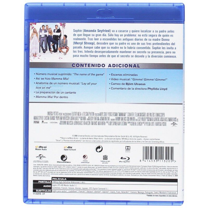 Mamma Mia 2018 [blu-ray] image number null