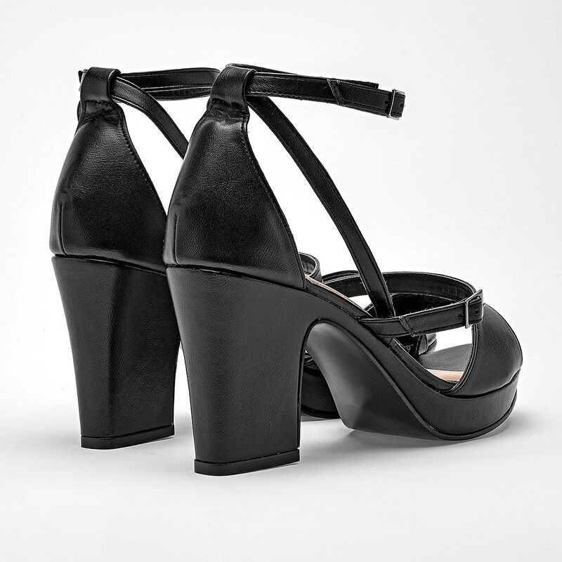 D'Cristian zapatilla semiabierta para mujer neg... image number null