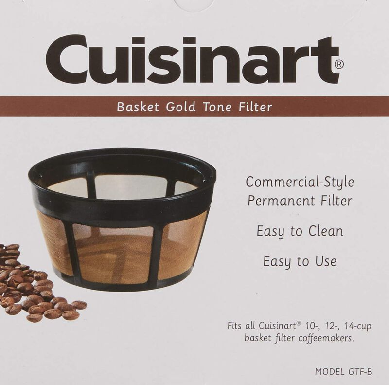 Filtro De Caf&eacute; Cuisinart Gtf-b, Cesta Dorada Pa... image number null