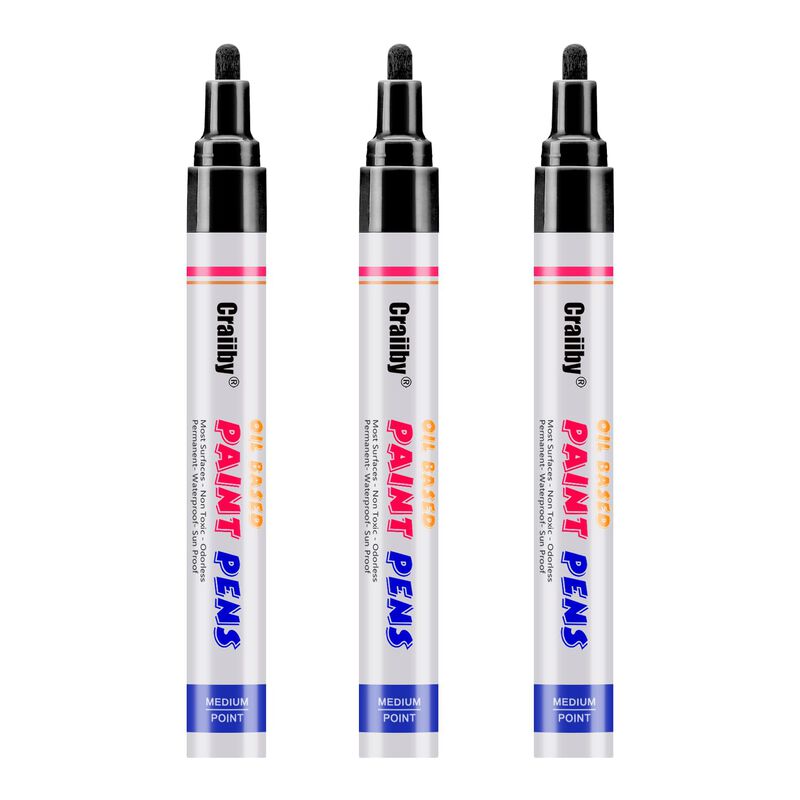 Marcadores De Pintura Craiiby Pack De 3, A Base... image number null