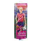 Barbie Profesiones Jugadora de F&uacute;tbol Playera Roja HCN17