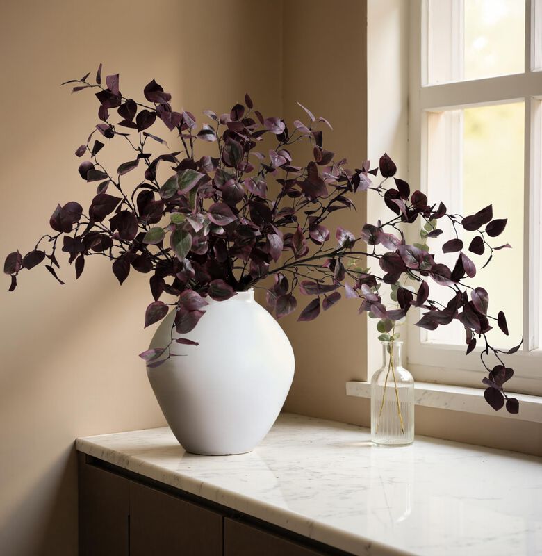 Hojas Artificiales Hyeflora 83 cm Borgo&ntilde;a &ndash; Pac... image number null