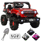 Montable Electrico Camioneta 4x4 Control Remoto Luz Led 12v - Rojo