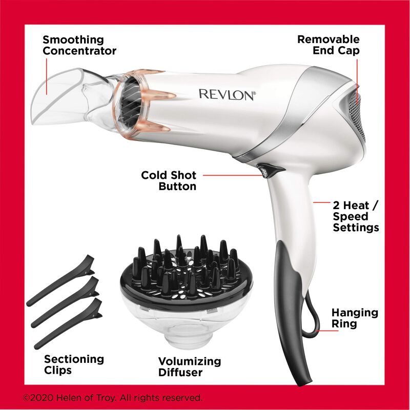 Secador De Pelo Revlon Infrared 1875w Maximum S... image number null