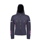 Chamarra Sport Para Moto Edge Protección Ce Ventilada Rosa