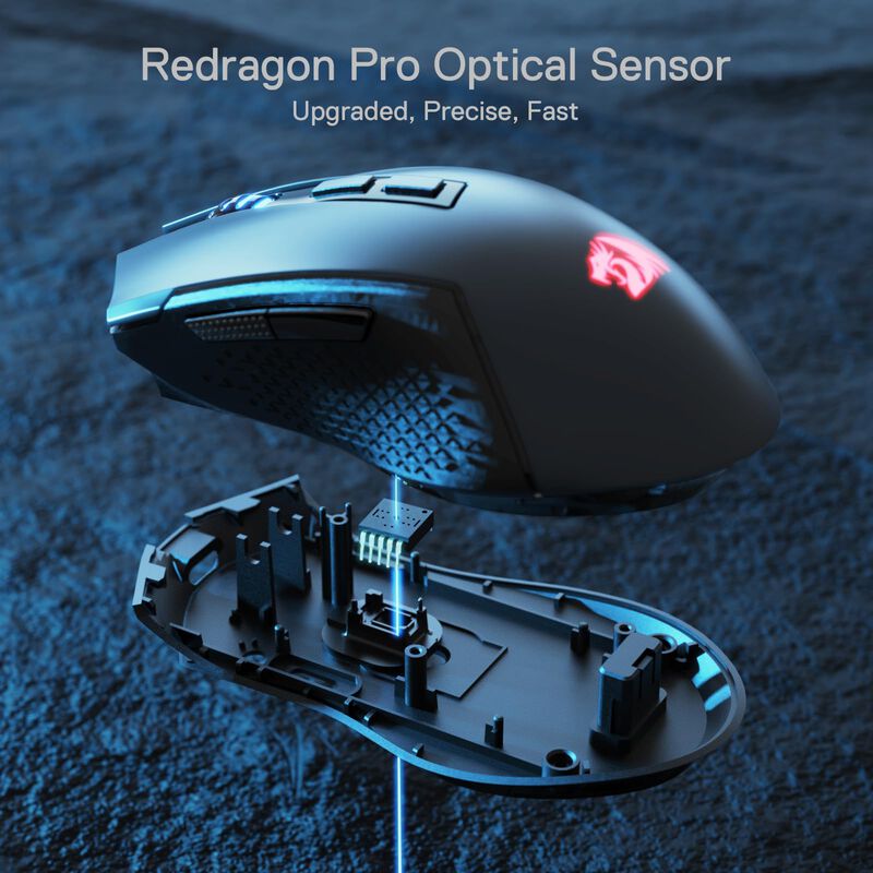 Rat&oacute;n Inal&aacute;mbrico Para Juegos Redragon M693 Lit... image number null