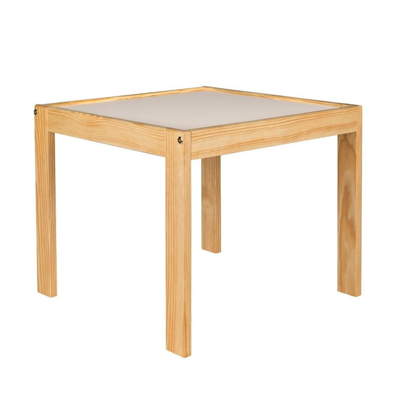 Mesa Infantil de Madera Estilo N&oacute;rdico-Gris Cla... image number null