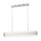L&aacute;mpara Colgante LED Tubo de Acr&iacute;lico 1.20 m de Altura, 30 W, Luz C&aacute;lida Brillante, Pantalla Transparente, LED integrado