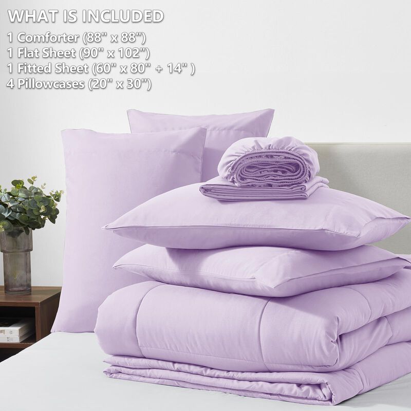 Juego De Edred&oacute;n Cozylux Para Cama Tama&ntilde;o Queen... image number null