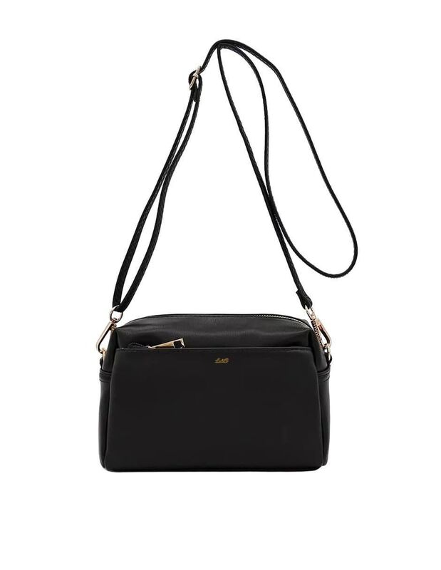 Bolsa Bandolera Pink Brule De Cuero Para Mujer image number null