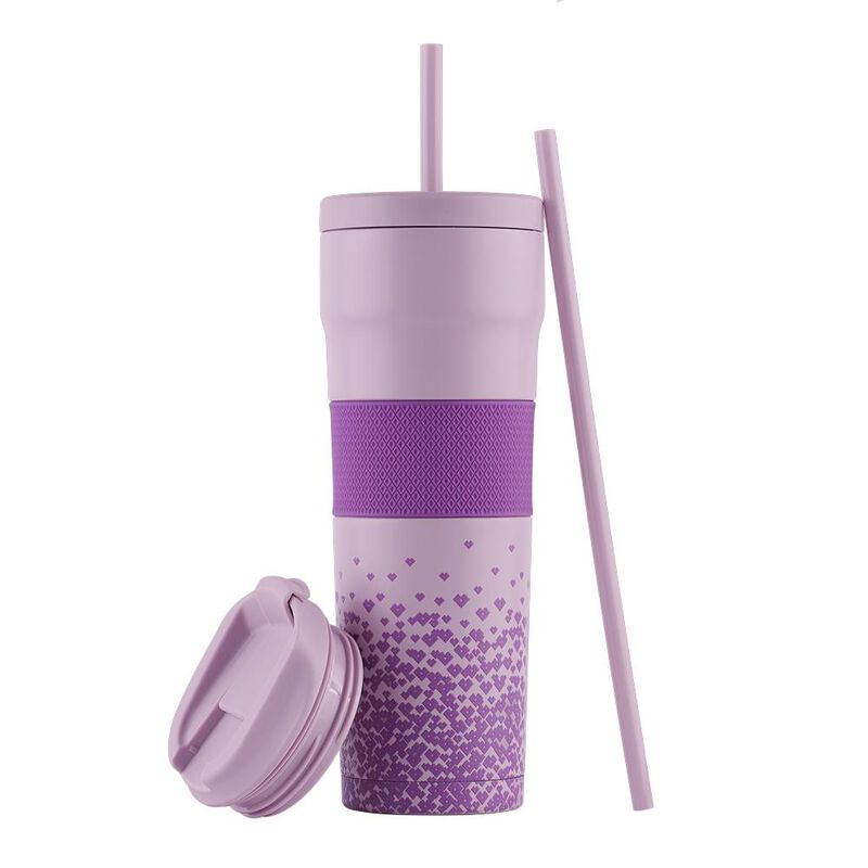 Termo Acero Inoxidable Vaso Con Popote, Taza Té... image number null