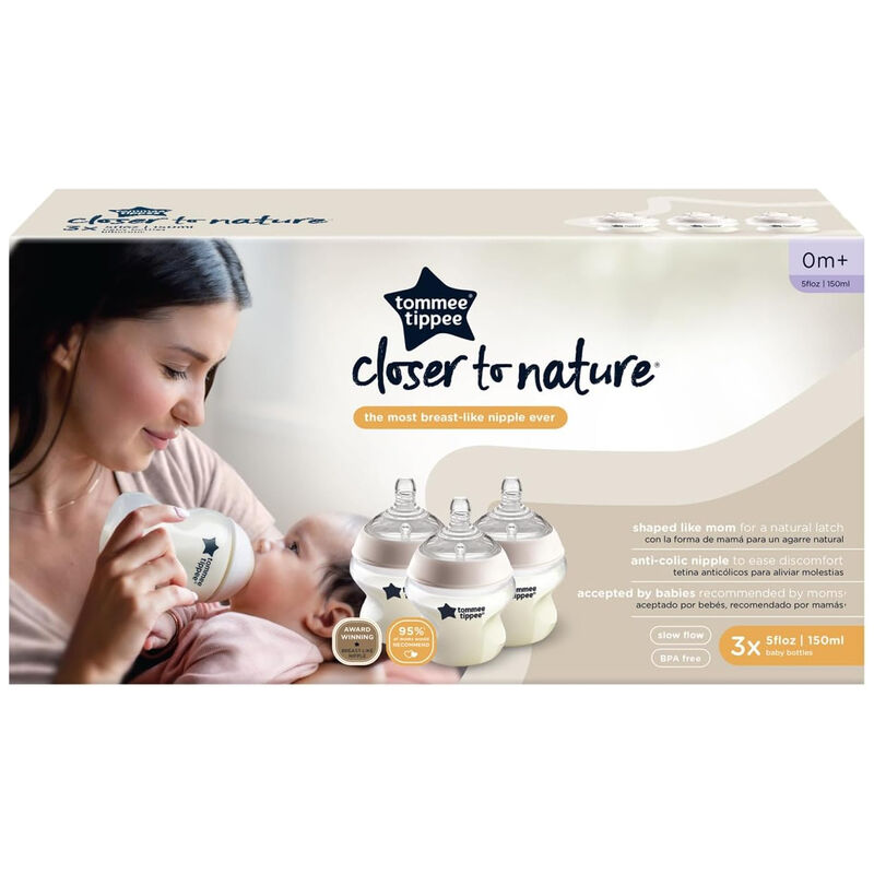 Biberones Tommee Tippee Close To Nature 5 Oz 3 ... image number null