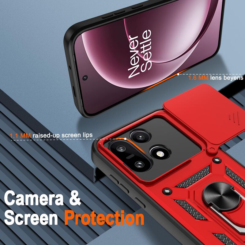 Funda Atump para OnePlus 15 Roja con Soporte (P... image number null