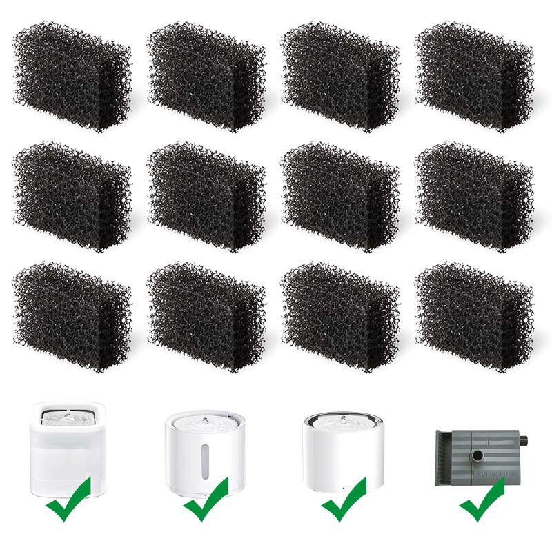 Esponja De Filtro Katlikatqi - Pack De 12 Unida... image number null
