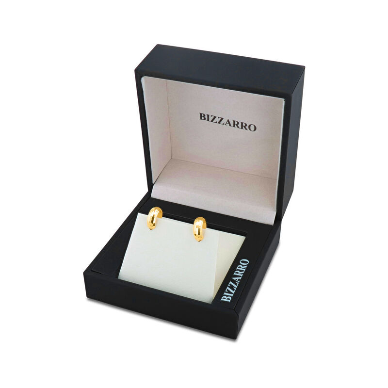 Arracadas Oro Amarillo 10k 11mm | Joyer&iacute;as Bizz... image number null