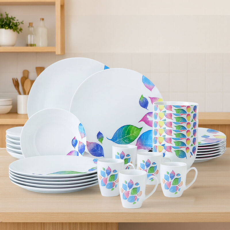 Vajilla L&ouml;vverk para 6 Personas - Cer&aacute;mica Mult... image number null