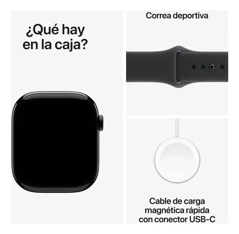 Apple Series 11 Watch (gps) 46 Mm Negro Azabach... image number null
