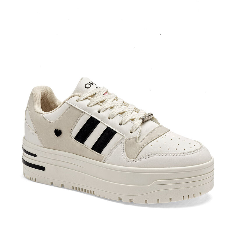 G&ouml;sh Tenis urbano para mujer beige negro image number null