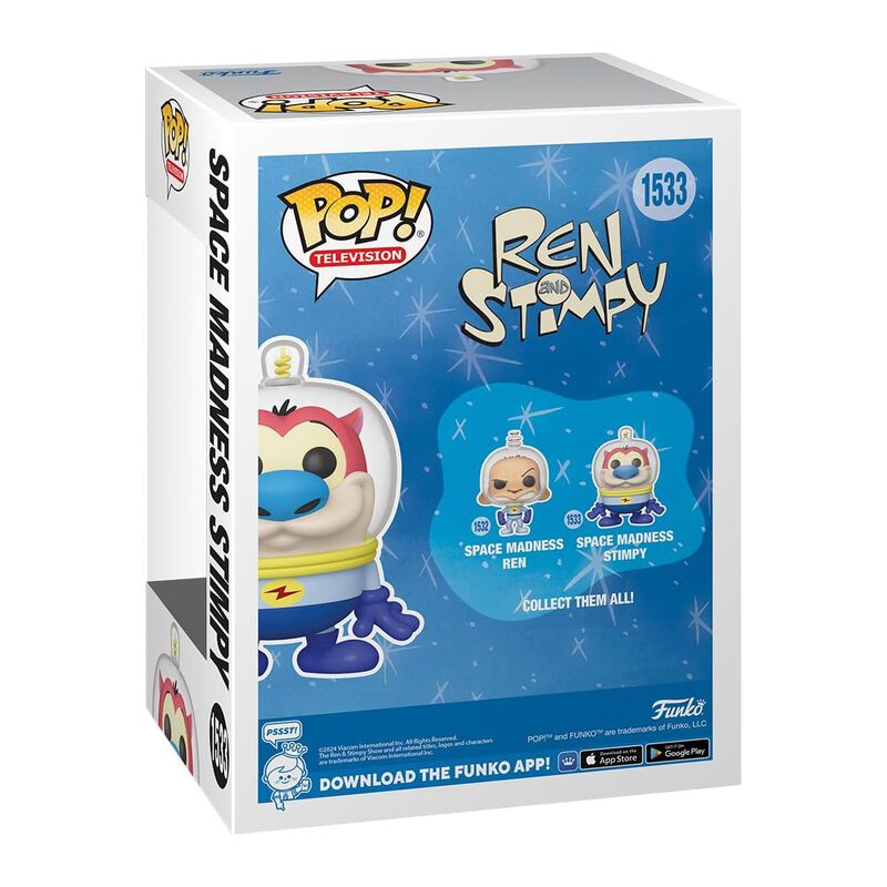 Funko Pop TV: Ren y Stimpy - Stimpy Traje Espac... image number null