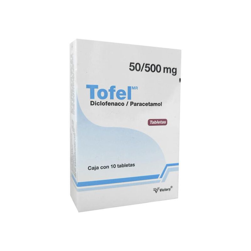 Tofel 500/50 Mg 10 Tableta(s) image number null