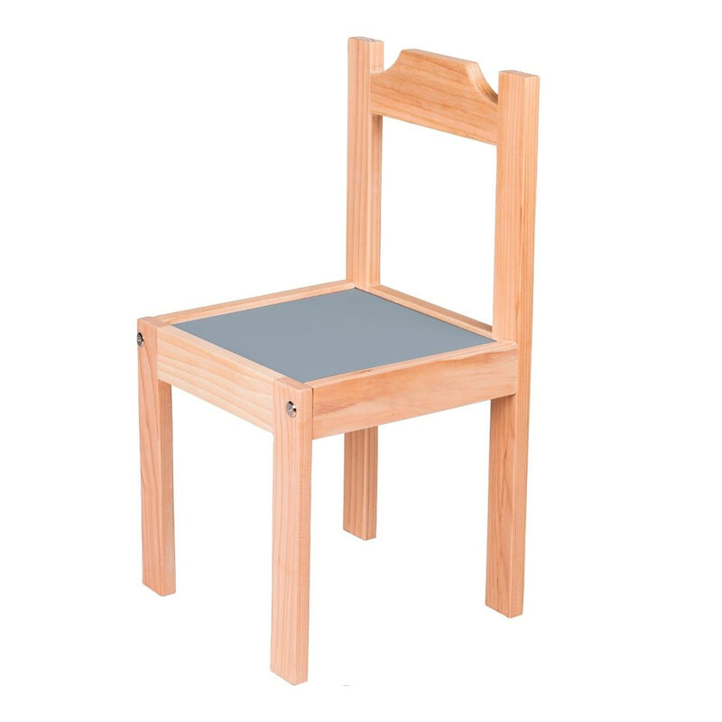 Duduk Silla de Madera Barnizada para Ni&ntilde;os Pequ... image number null