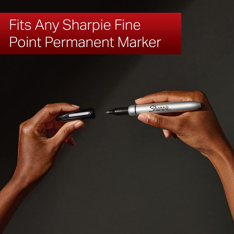 Rotuladores Permanentes Sharpie Fine Point Negr... image number null