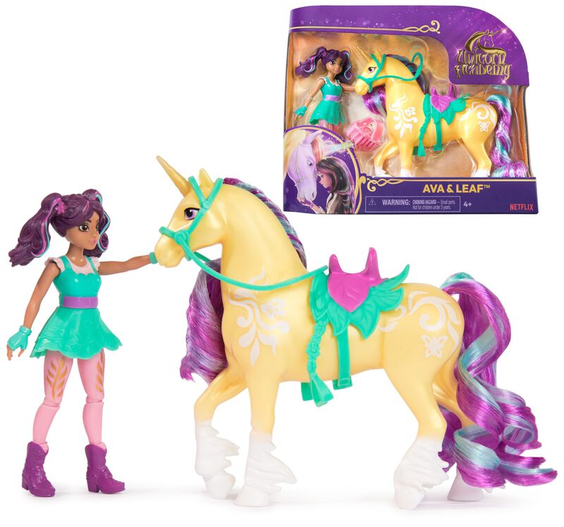 Set Ava & Leaf De Toy Unicorn Academy Con Acces... image number null