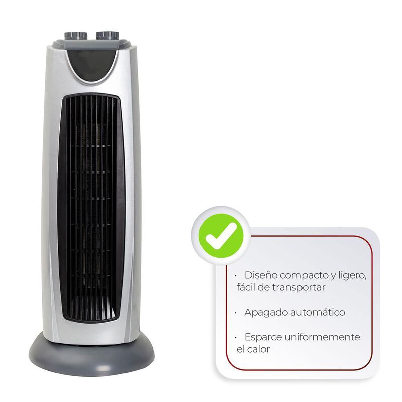Calefactor De Ambiente De Torre, 2000 W image number null